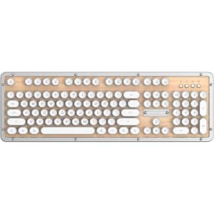 AZIO Retro Classic Bluetooth Mechanical Keyboard for $187