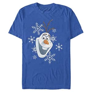 Disney Men's Frozen Olaf Hat T-Shirt, Royal Blue, XX-Large for $14 Disney Men's Frozen Olaf Hat T-Shirt, Royal Blue, XX-Large for $14