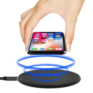 Qi Wireless Fast Charging Dock Pad for $7 Qi Wireless Fast Charging Dock Pad for $7