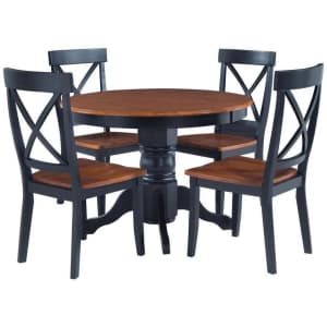 Home Styles Bishop 5-Piece Solid Hardwood Dining Set for $465 Home Styles Bishop 5-Piece Solid Hardwood Dining Set for $465