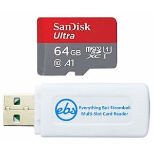 SanDisk Memory Card 64GB Ultra MicroSD Works with Samsung A71, A01, A11 Cell Phone for $12