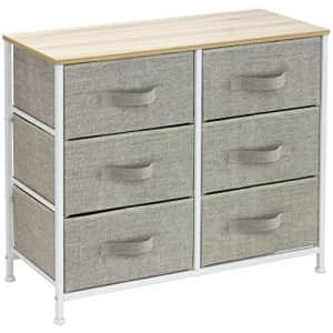 Sorbus Dresser with 6 Drawers - Furniture Storage Tower Unit for Bedroom, Hallway, Closet, Office for $114 Sorbus Dresser with 6 Drawers - Furniture Storage Tower Unit for Bedroom, Hallway, Closet, Office for $114