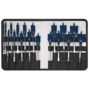 Bosch Daredevil 18-Piece High Speed Steel Spade Bit Set with Pouch for $20 Bosch Daredevil 18-Piece High Speed Steel Spade Bit Set with Pouch for $20
