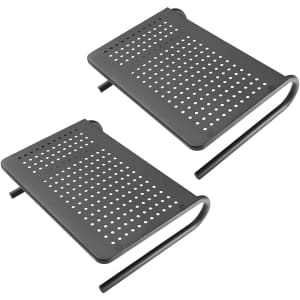 Huanuo 4" Vented Monitor Stand Riser 2-Pack for $16 Huanuo 4" Vented Monitor Stand Riser 2-Pack for $16