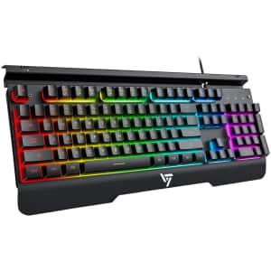 VicTsing RGB Silent Gaming Keyboard for $18