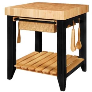 Powell Color Story Butcher Block Kitchen Island for $339 Powell Color Story Butcher Block Kitchen Island for $339