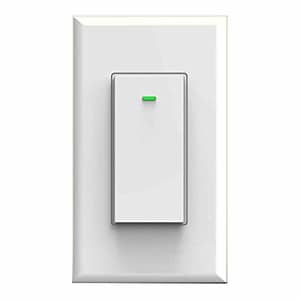 BAZZ SWTCHWFW1 Smart Home Wi-Fi Wall Switch, No Hub Required, Matte White for $48
