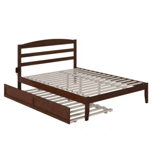 AFI Warren 60" Queen Bed Frame w/ Twin XL Pull Out Trundle for $364