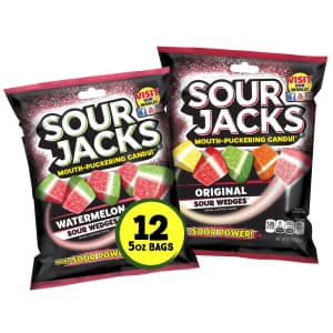 Sour Jacks 5-oz. Gummy Candy 12-Pack for $12