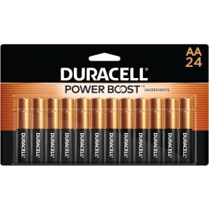 Duracell CopperTop AA Alkaline Batteries 24-Pack for $13 via Sub & Save