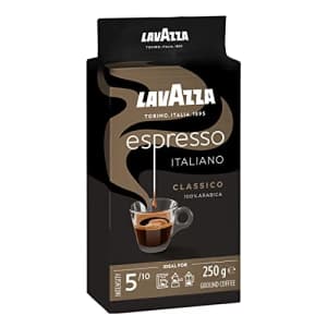 Espresso Crema and Gusto (Lavazza) Ground Coffee, 8.8oz (250g) for $7