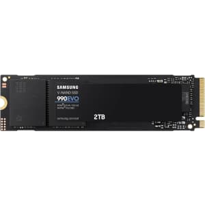 Samsung 990 EVO 2TB NVMe M.2 SSD: $120