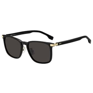 Hugo Boss BOSS 1406/F/SK Black Gold/Grey 57/20/145 men Sunglasses for $90
