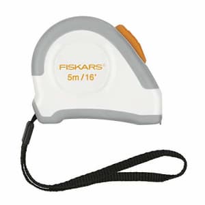 Fiskars Crafts, 16 Ft. tape measure, White/Gray,132010-1001 for $16