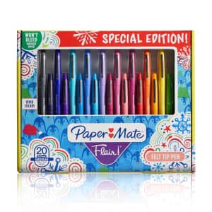 Limited Edition Paper Mate Flair Felt Tip Pen 20-Piece Set for $12 Limited Edition Paper Mate Flair Felt Tip Pen 20-Piece Set for $12