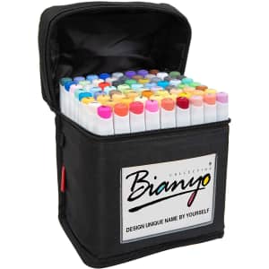 Bianyo Classic Series 72-Piece Dual Tip Marker Set for $25 Bianyo Classic Series 72-Piece Dual Tip Marker Set for $25