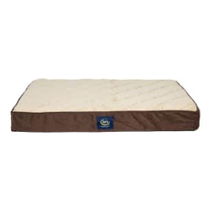 Serta Quilted Pillowtop Memory Foam Orthopedic Pet Bed for $44