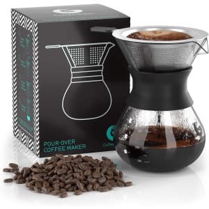 Coffee Gator 10.5-oz. Paperless Pour Over Brewer for $8.90 w/ Prime