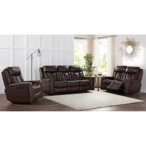 Member's Mark Standage 3-Piece Top-Grain Leather Set for $1,699 for members Member's Mark Standage 3-Piece Top-Grain Leather Set for $1,699 for members