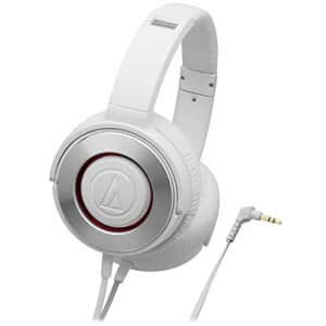 audio-technica SOLID BASS Portable Headphone White ATH-WS550 WH for $90