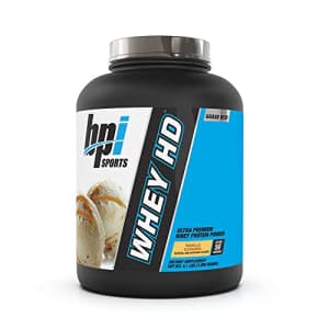BPI Sports Whey HD Ultra Premium Protein Powder, Vanilla Caramel, 4.1 Pound for $51