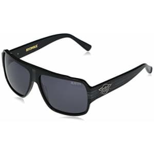 Black Flys Unisex-Adult Sunglasses, Shiny Black, 62 for $110