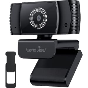 WansView 1080p Auto Focus Webcam with Mic for $24