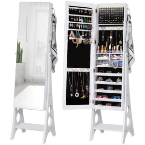 Yokukina LED Jewelry Cabinet Armoire for $119 Yokukina LED Jewelry Cabinet Armoire for $119