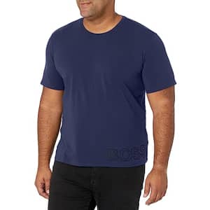 BOSS Men's Identity Crewneck Lounge T-Shirt, Spruce Blue, S for $19