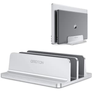 Omoton Vertical Laptop Stand for $20