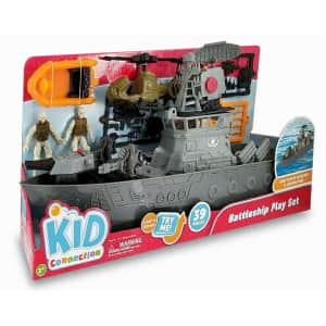 Kid Connection 39-Piece Battle Ship Play Set for $5