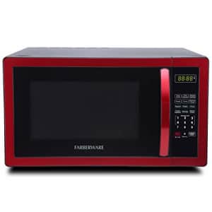 Farberware Classic FMO11AHTBKN 1.1 Cubic Foot 1000-Watt Microwave Oven, Metallic Red for $130 Farberware Classic FMO11AHTBKN 1.1 Cubic Foot 1000-Watt Microwave Oven, Metallic Red for $130