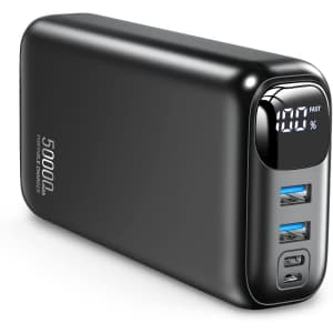 22.5W 50,000mAh Portable Power Bank for $17 22.5W 50,000mAh Portable Power Bank for $17