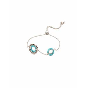 Sorrelli Fire & Ice Slider Bracelet, Blue, Adjustable for $59