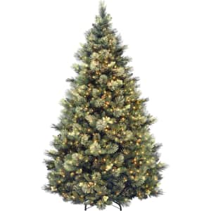 National Tree Company 7.5-Foot Carolina Pine Pre-Lit Artificial Hinged Christmas Tree for $258 National Tree Company 7.5-Foot Carolina Pine Pre-Lit Artificial Hinged Christmas Tree for $258