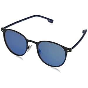BOSS by Hugo Boss Men's BOSS 1008/S Oval Sunglasses, Matte Black Blue, 51mm, 21mm for $142 BOSS by Hugo Boss Men's BOSS 1008/S Oval Sunglasses, Matte Black Blue, 51mm, 21mm for $142