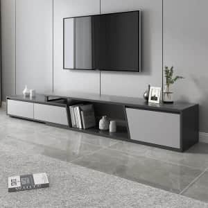 Fero Minimalist Rectangle Extendable TV Stand for $384
