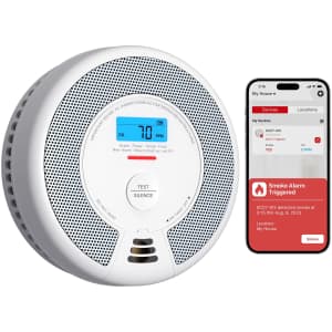 X-Sense Smart Smoke and CO Detector 1-Pack for $33