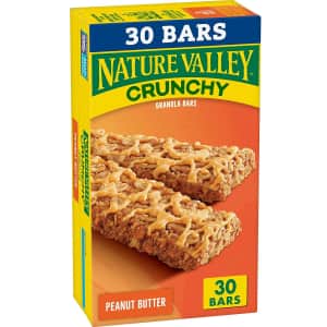 Nature Valley Crunchy Granola Bars 30-Pack for $5 via Sub & Save