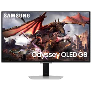 Samsung Odyssey G8 32" 4K HDR 240Hz OLED Gaming Monitor: $1,000