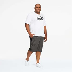 PUMA Men's Big & Tall CAT Shorts, Castlerock Black, 4XL for $18 PUMA Men's Big & Tall CAT Shorts, Castlerock Black, 4XL for $18