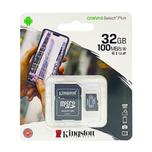 Transcend Nikon 1 J4 Digital Camera Memory Card 32GB microSDHC Memory Card with SD Adapter for $8