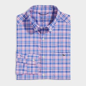 Vineyard Vines Men's On-The-Go Nylon Plaid Shirt. Take a massive $83 (that's 73%!) off this lightweight, moisture-wicking and quick drying, wrinkle-resistant button down shirt that's ready for any occasion.