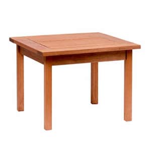 Amazonia Milano 1-Piece Outdoor Square Side Table | Eucalyptus Wood | Ideal for Patio and Indoors, for $143