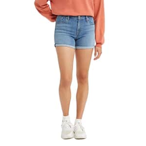 Levi's Women's Mid Length Shorts, Lapis Bare-Medium Indigo, 30 for $17 Levi's Women's Mid Length Shorts, Lapis Bare-Medium Indigo, 30 for $17