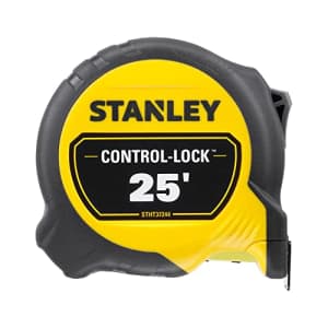 STANLEY STHT37244 25 Ft. Control-Lock Tape Measure for $15