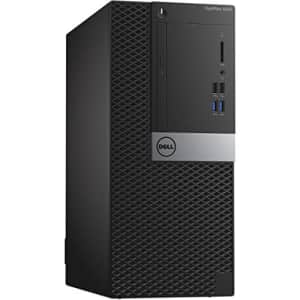Dell Optiplex 5050 Intel Core i5-6500 X4 3.2GHz 8GB 128GB SSD Win10, Black (Certified Refurbished) for $153