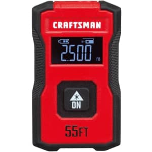 Craftsman 55-Foot Pocket Laser Distance Measurer for $20