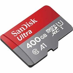 SanDisk 400GB Ultra UHS-I Class 10 A1 microSDXC Memory Card, 120MB/s Read, 10MB/s Write for $23