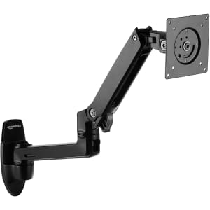 AmazonBasics Premium Wall-Mount Monitor and TV Arm Stand for $94